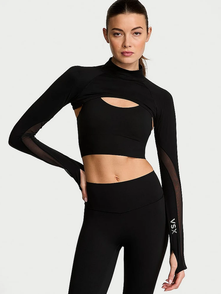 VSX Activate™ Sheer Shrug Long-Sleeve Top