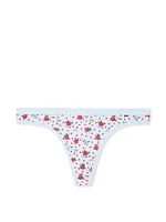 Stretch Cotton Thong Panty