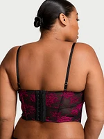 Rose Lace Strapless Corset Top