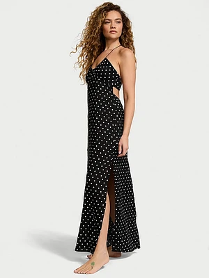 Beachwear Halter Maxi Dress