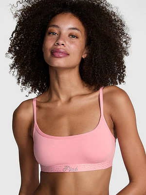 Cotton Scoop Bralette