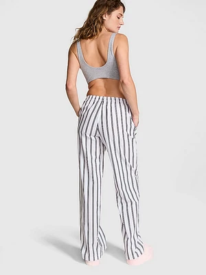 Cotton Poplin Logo Sleep Pants