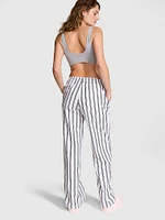 Cotton Poplin Logo Sleep Pants