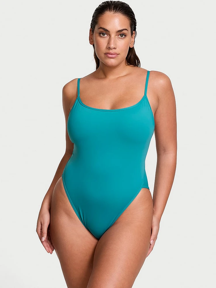 Essential High-Leg Cheeky One-Piece Swimsuit