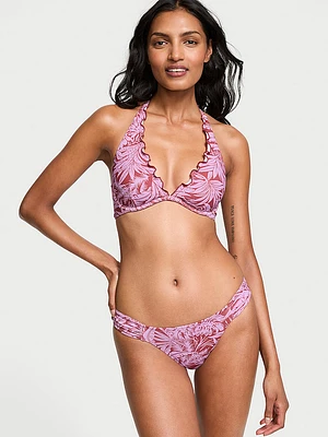 VS Archives Essential Ruffled Halter Bikini Top