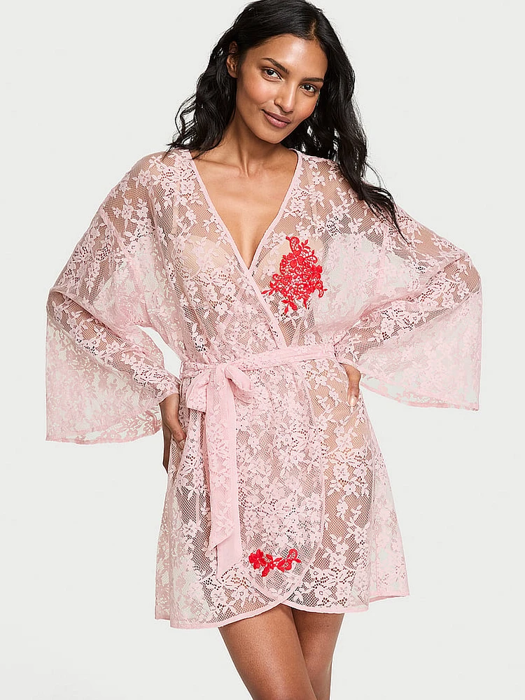 Dare to Dream Lace Short Robe