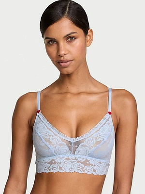 Heart Lace Curvy Bralette