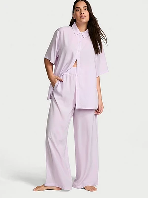 Luxe Crepe Long Pajama Set