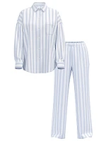 Modal-Cotton Long Pajama Set