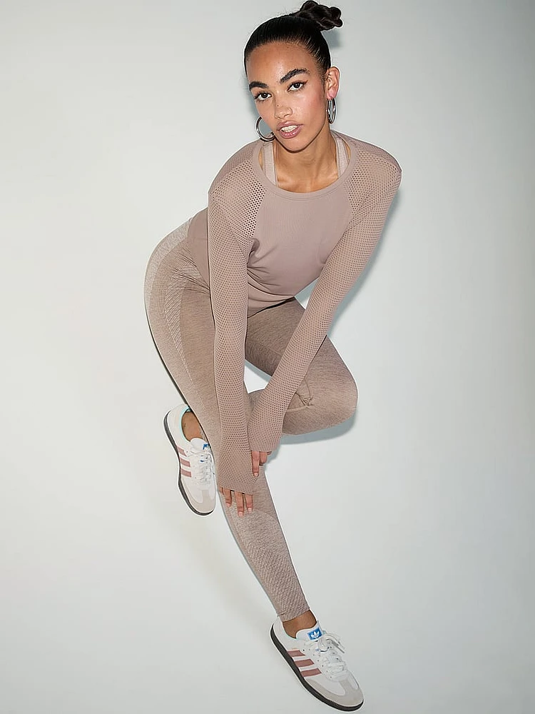 Seamless Drapey Long-Sleeve Tee