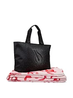 Shine Tote Bag + Cozy Blanket