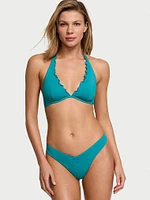 VS Archives Essential Ruffled Halter Bikini Top