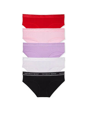 7-Pack Logo Cotton Hiphugger Panties