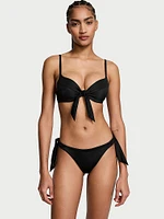 Bow Tie-Front Push-Up Bikini Top