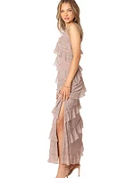 Ciao Ruffles Maxi Dress