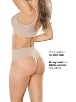 Moderate Compression Seamless Thong Contouring Panty