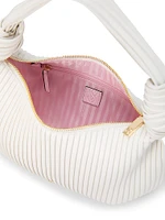 Knotted Top Handle Bag