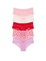 7-Pack Lace Cheeky Panties