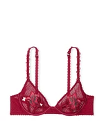 Red Rose Open-Cup Bra