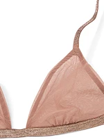 Sheer Shine Triangle Bralette