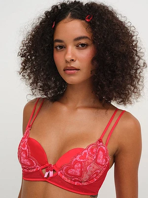 Heartbeat Lace Bra