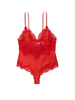 Dare to Dream Lace & Satin Cheeky Teddy