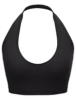 Base Stretch Halter Bra Top