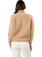 Rylee Contrast Hem Knit Sweater