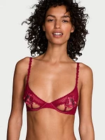 Red Rose Open-Cup Bra