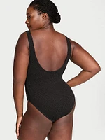 Crinkle Scoop One-Piece Swimsuit