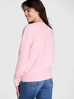 Collegiate Knit Crewneck Sweater