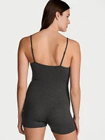 Ribbed Modal Cami Romper