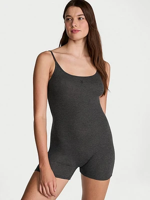 Ribbed Modal Cami Romper