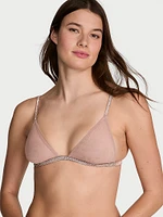 Sheer Shine Triangle Bralette