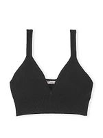 Luxe Crème Knit Lounge Triangle Bralette