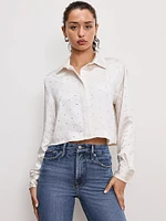 Crystal Satin Shirt