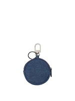 Nylon Zip Pouch Keychain Charm