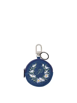 Nylon Zip Pouch Keychain Charm