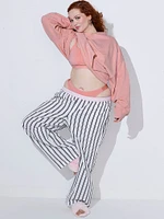 Cotton Poplin Logo Sleep Pants