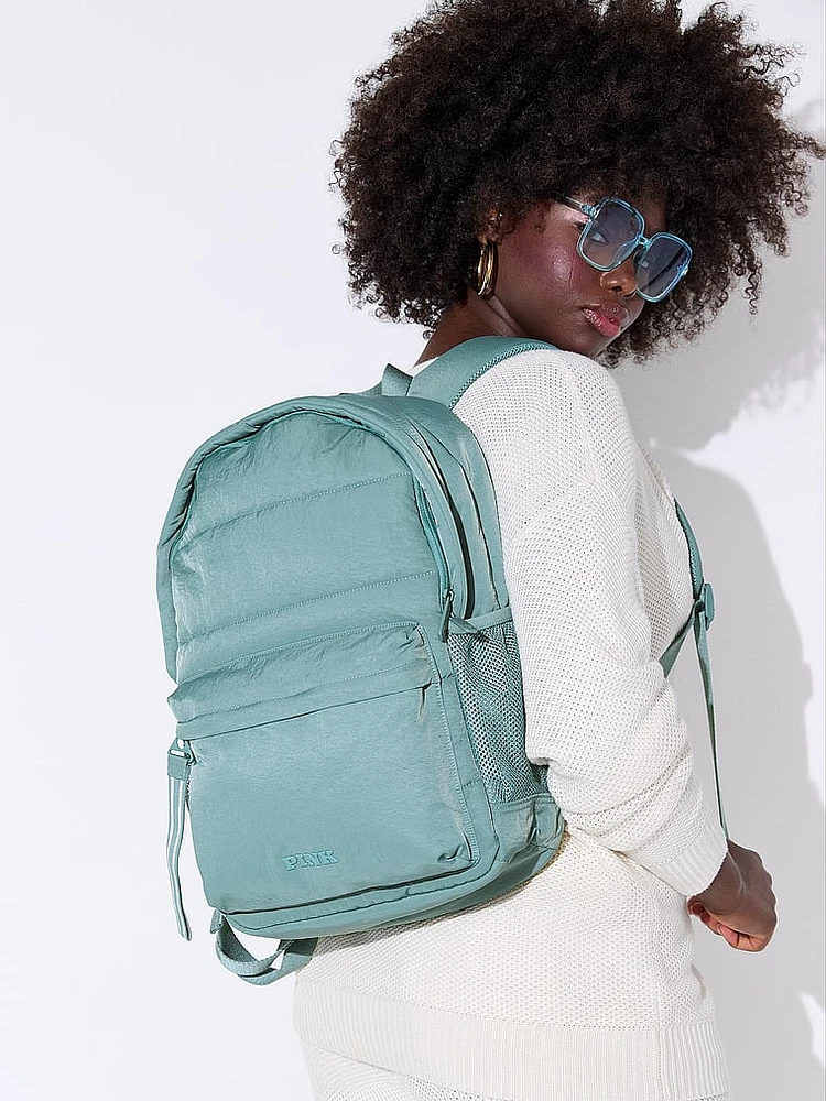 Quilted Puffer Backpack