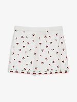 Beaded Cherries Apron Skirt