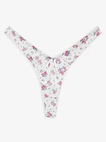 Ditsy Floral Ruffled Thong Panty