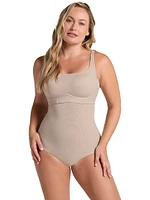 High-Waisted Firm Post-Partum Panty With Adjustable Belly Wrap