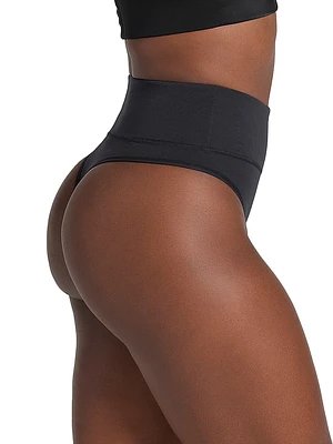 Moderate Compression High-Waisted Shaper Thong Panty