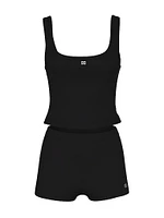 100% Cotton Tank & Shorts Pajama Set