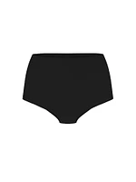 No-Show Cotton High-Waist Brief Panty