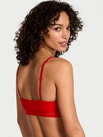 Cotton Heart Pointelle Scoop Bralette