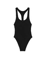 Crinkle  Racerback One-Piece Swimsuit