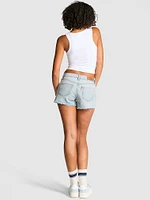 Denim by PINK Mid-Rise Jean Shorts