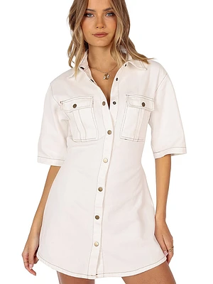Hailey Denim Mini Dress
